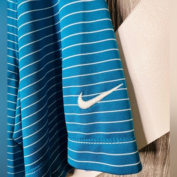 149. Nike Men's Short Sleeve 3 Button Straight Hem Polo Golf DRI-FIT Shirt XL - Picture 3 of 5